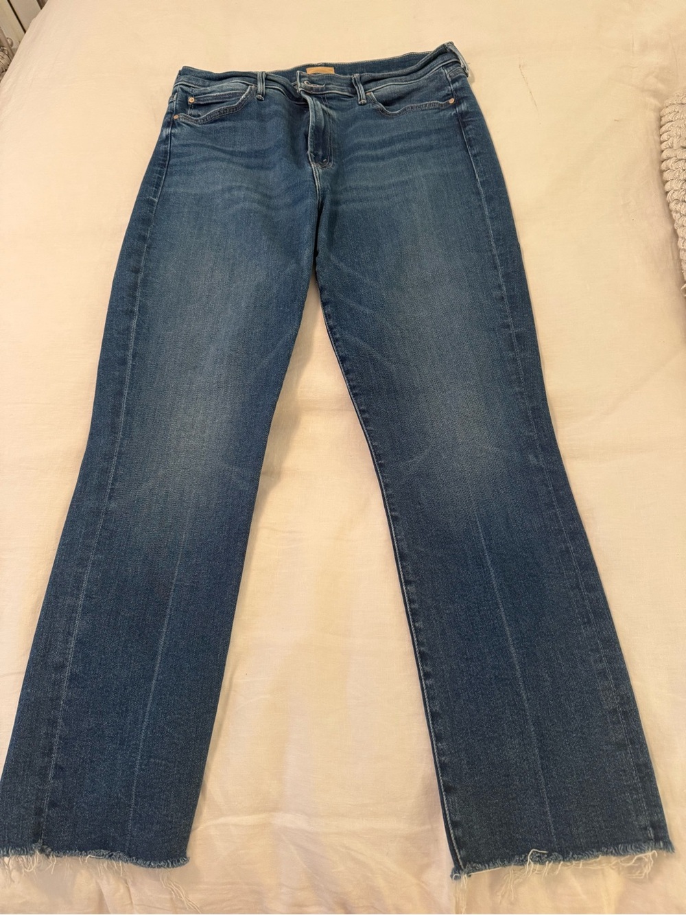 MOTHER The Rascal Ankle Fray Women's Jeans - Picture 2 of 9